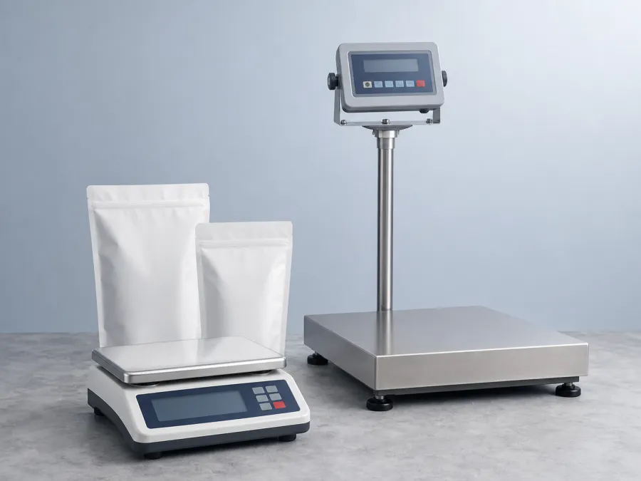 Commercial tabletop and platform weighing scales