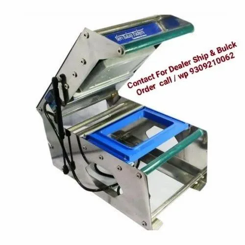 Semi-automatic tray sealing machine