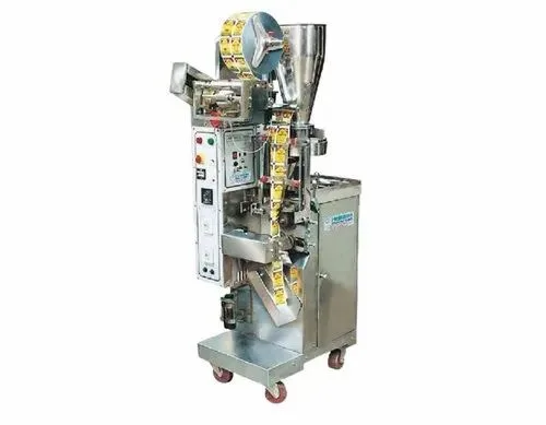 Automatic pouch packing machine with forming and sealing assembly